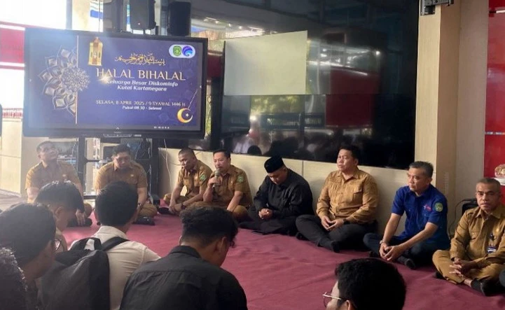 Diskominfo Kukar & PMI Kukar Gelar Halal Bihalal dan Donor Darah, Wujud Silaturahmi dan Kepedulian Sosial